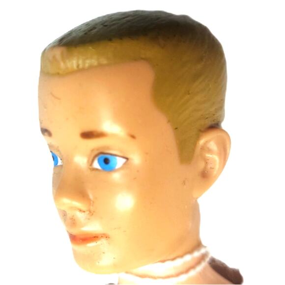 Vintage Early 1960's Straight Leg Ken With Blond Molded Hair - Picture 8 of 12